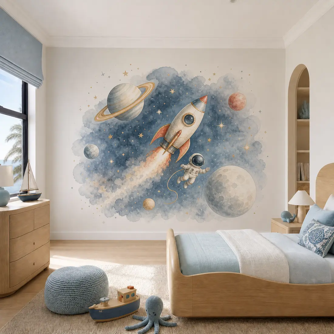 Kids' room wall print — look 3, after