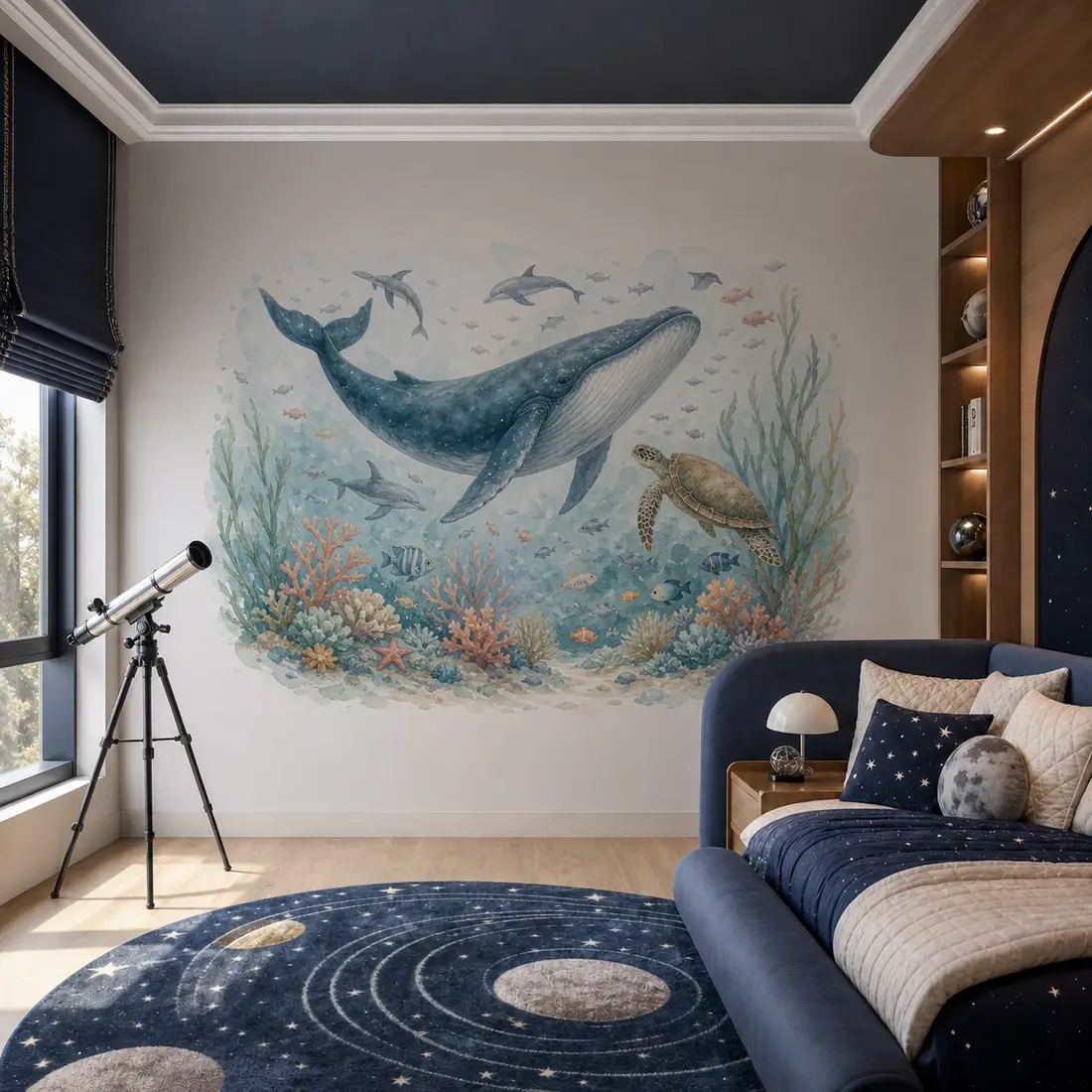 Kids' room wall print — look 4, after