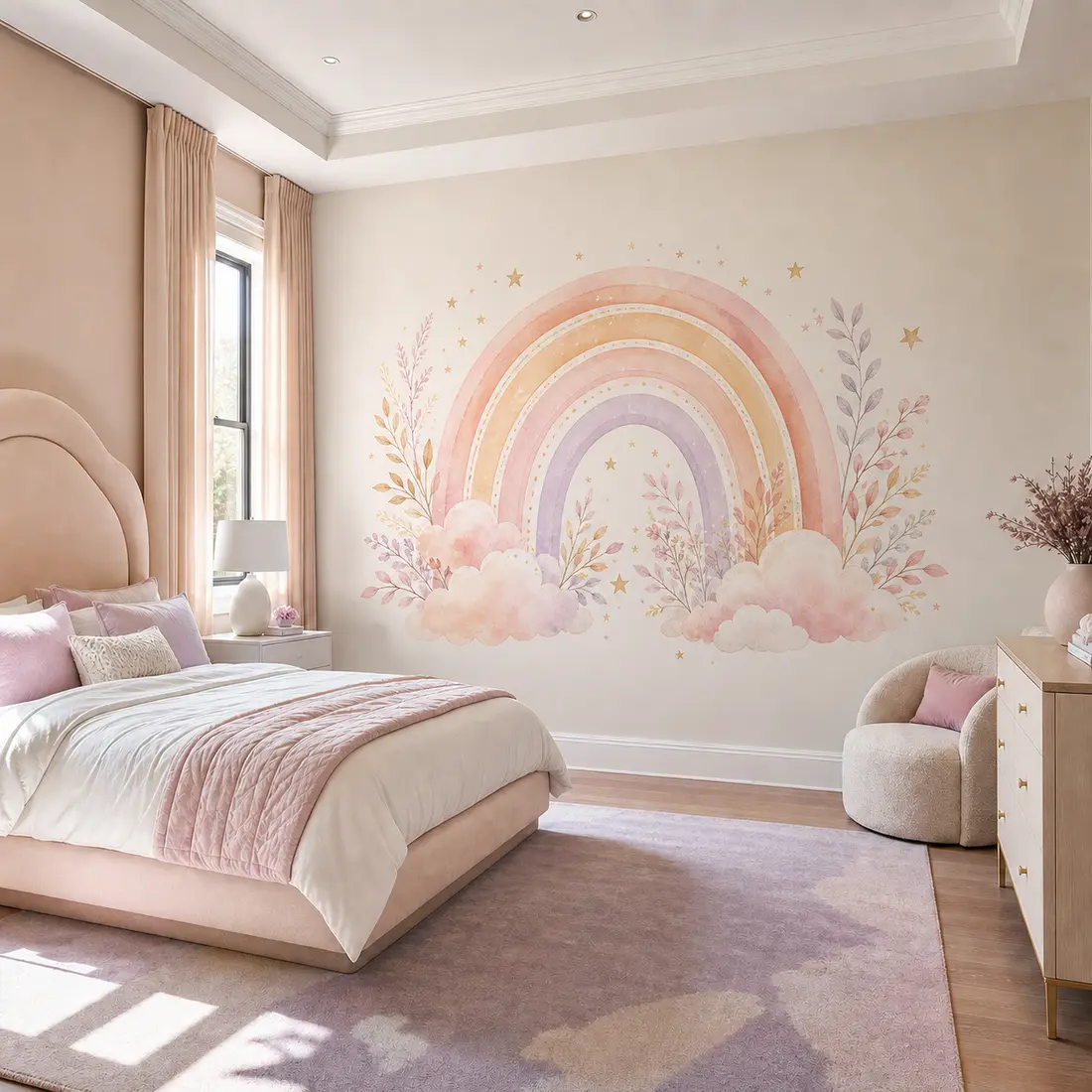 Kids' room wall print — look 6, after