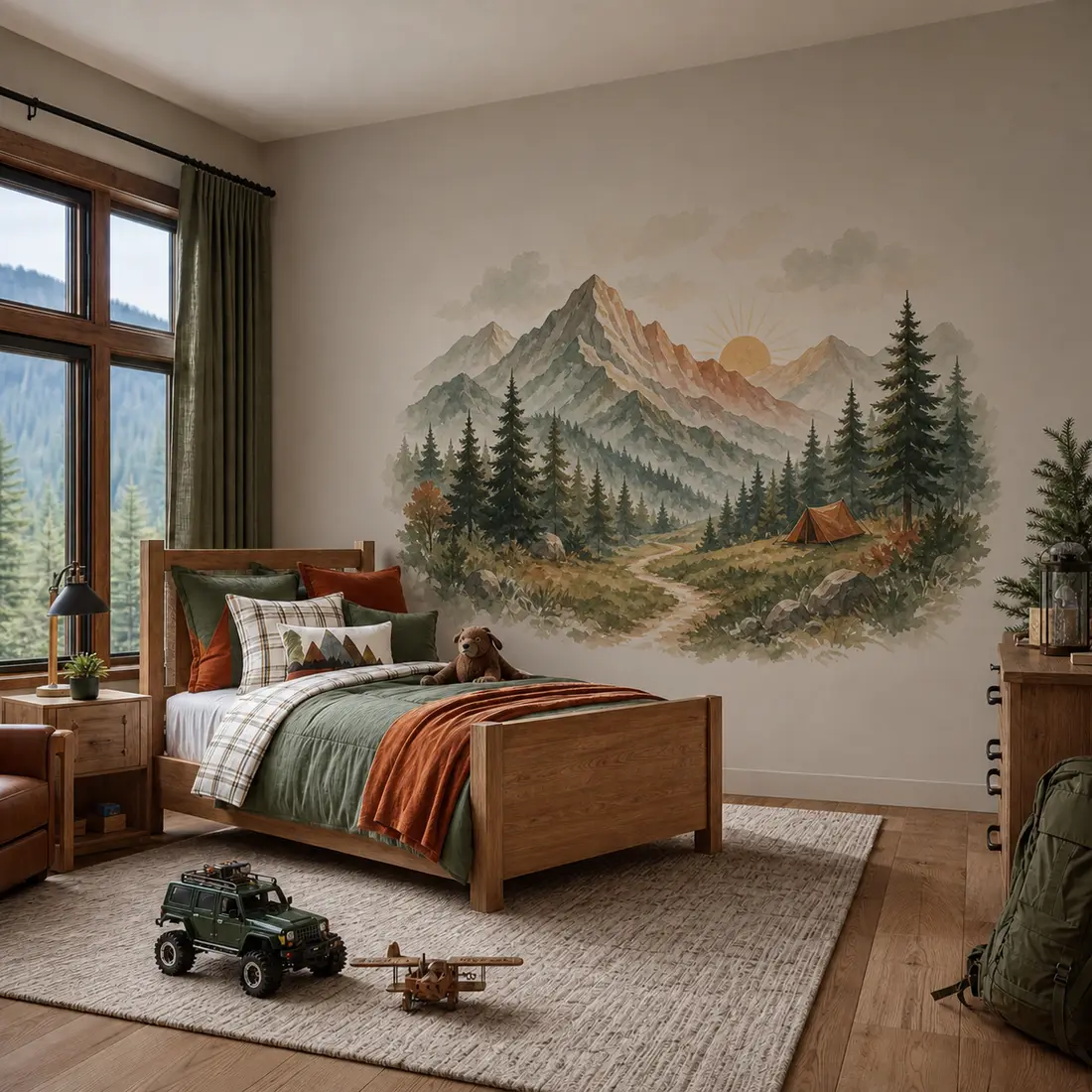 Kids' room wall print — look 9, after