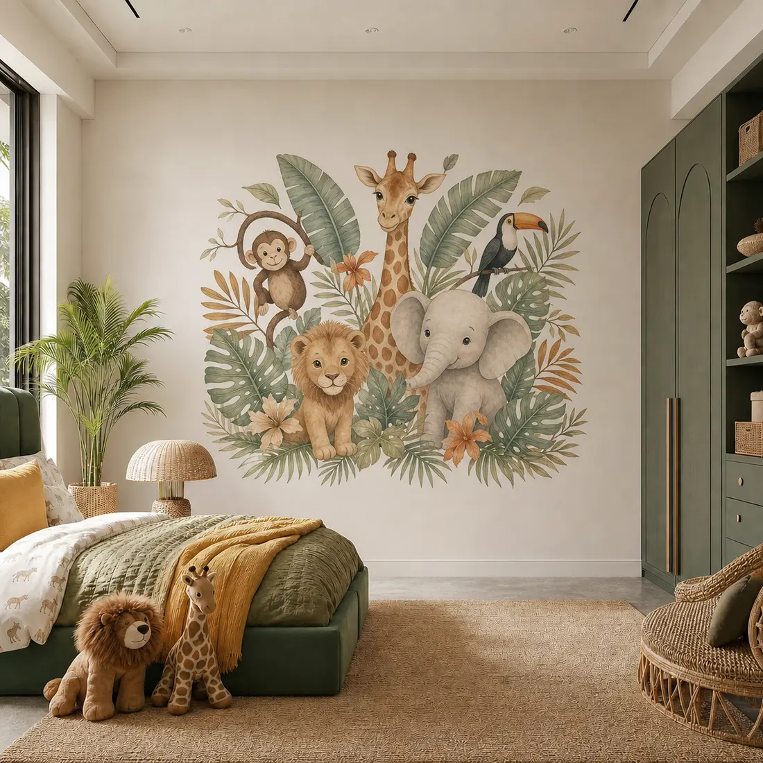 Kids' room wall print — look 10, after