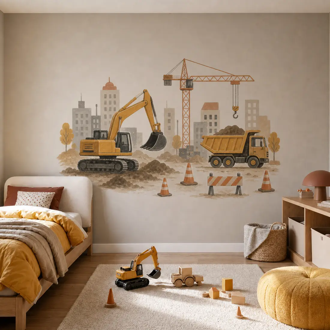 Kids' room wall print — look 12, after