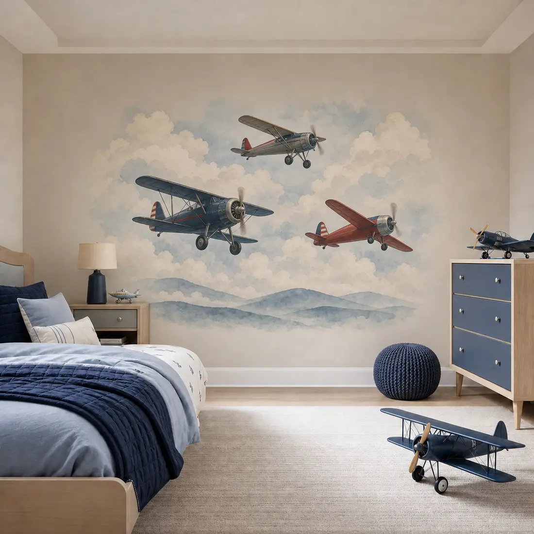 Kids' room wall print — look 13, after