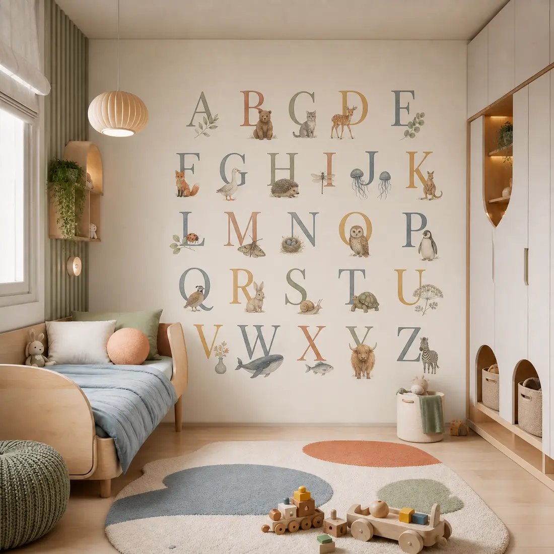 Kids' room wall print — look 18, after