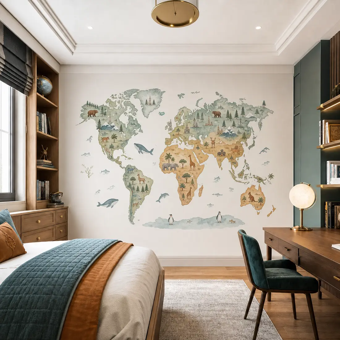Kids' room wall print — look 19, after