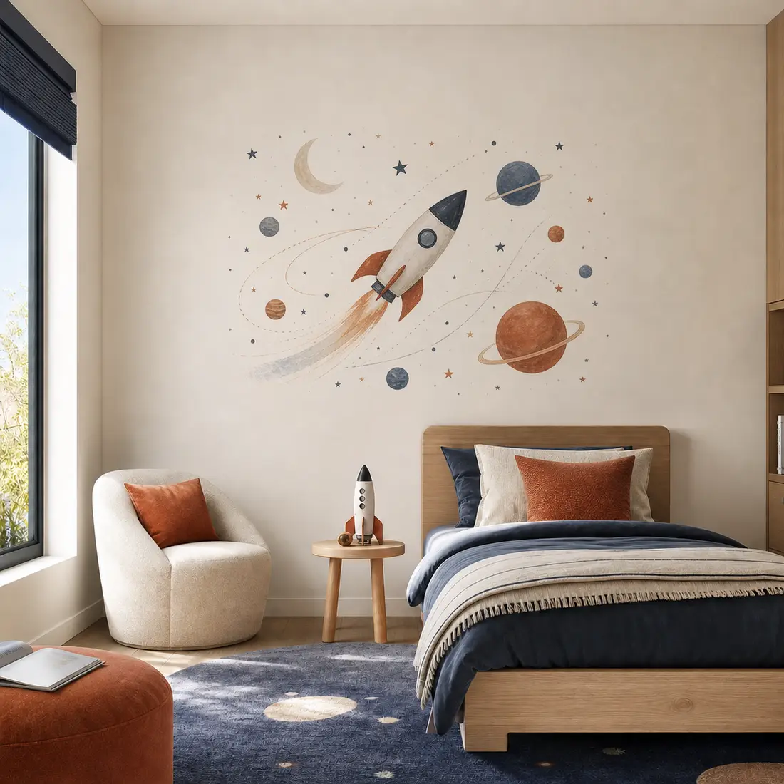 Kids' room wall print — look 31, after