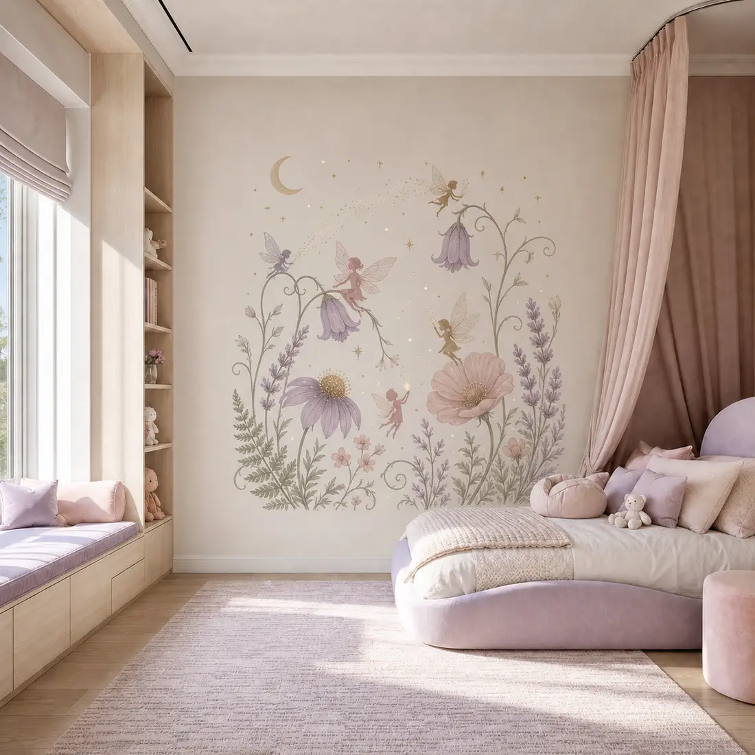 Kids' room wall print — look 32, after
