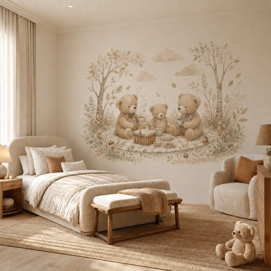 Kids' room wall print — look 34, after
