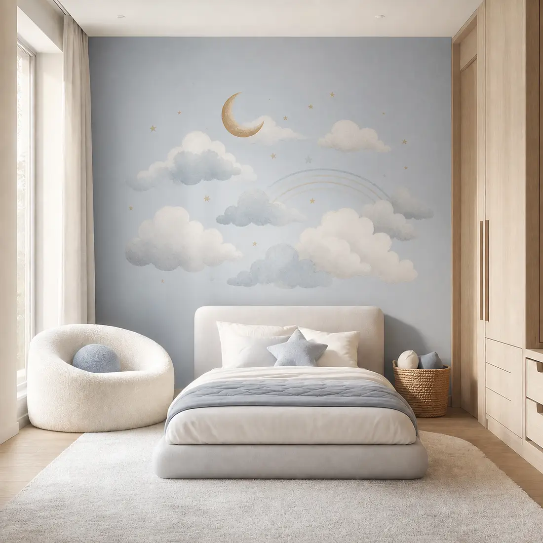 Kids' room wall print — look 36, after