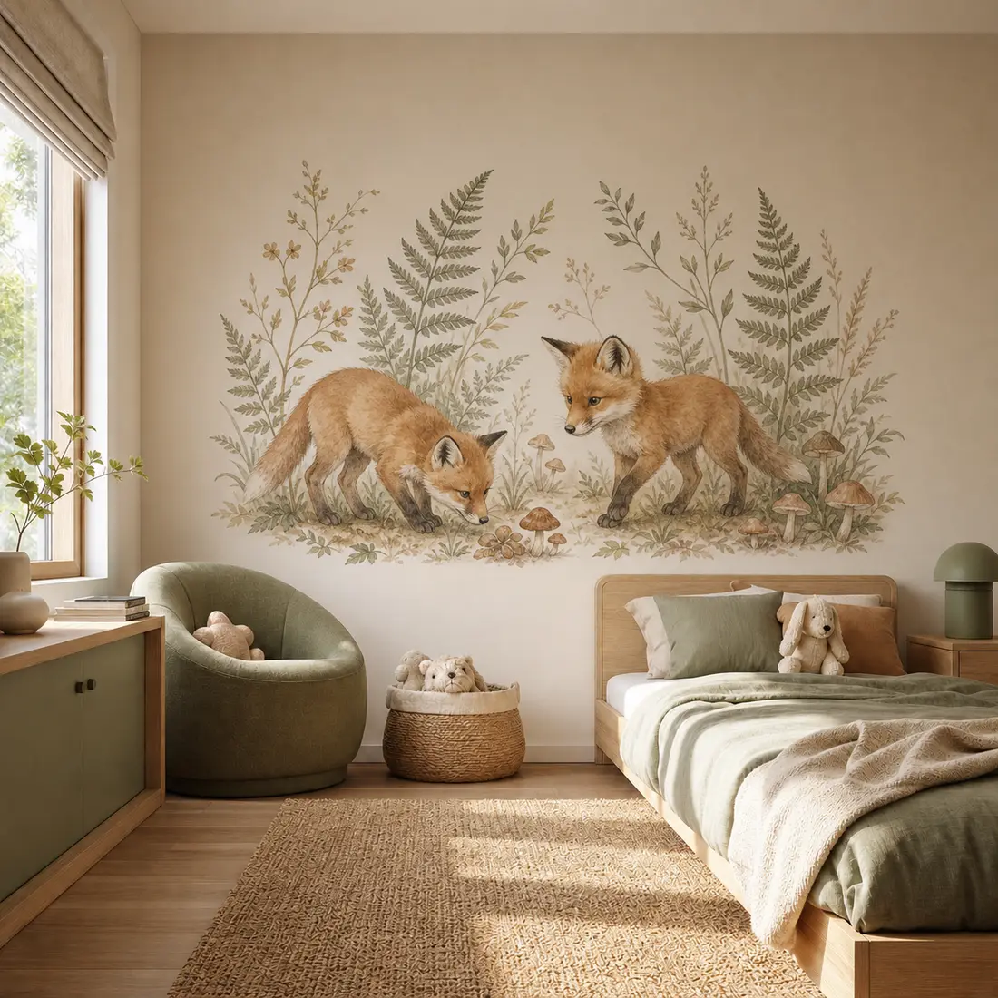Kids' room wall print — look 37, after