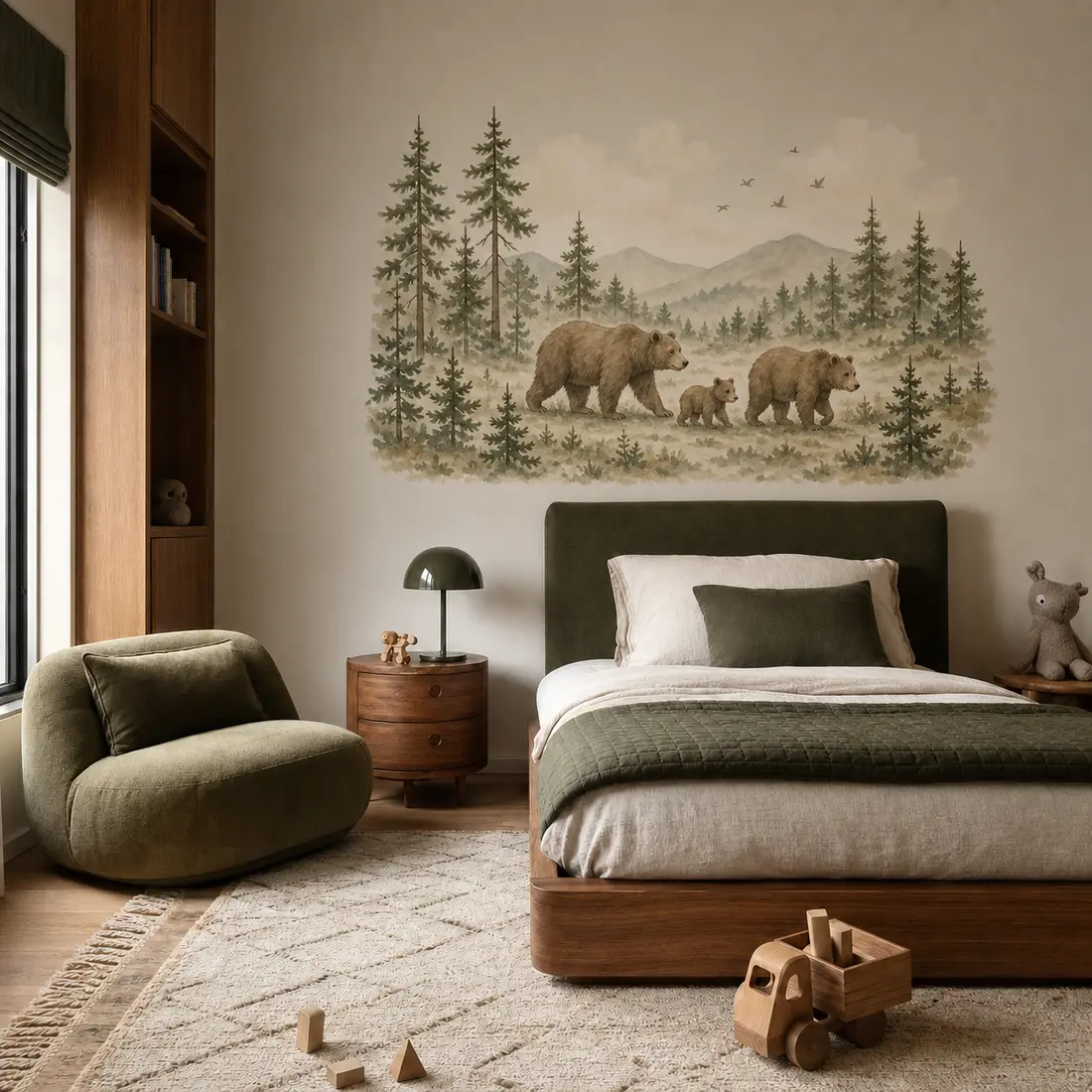Kids' room wall print — look 38, after