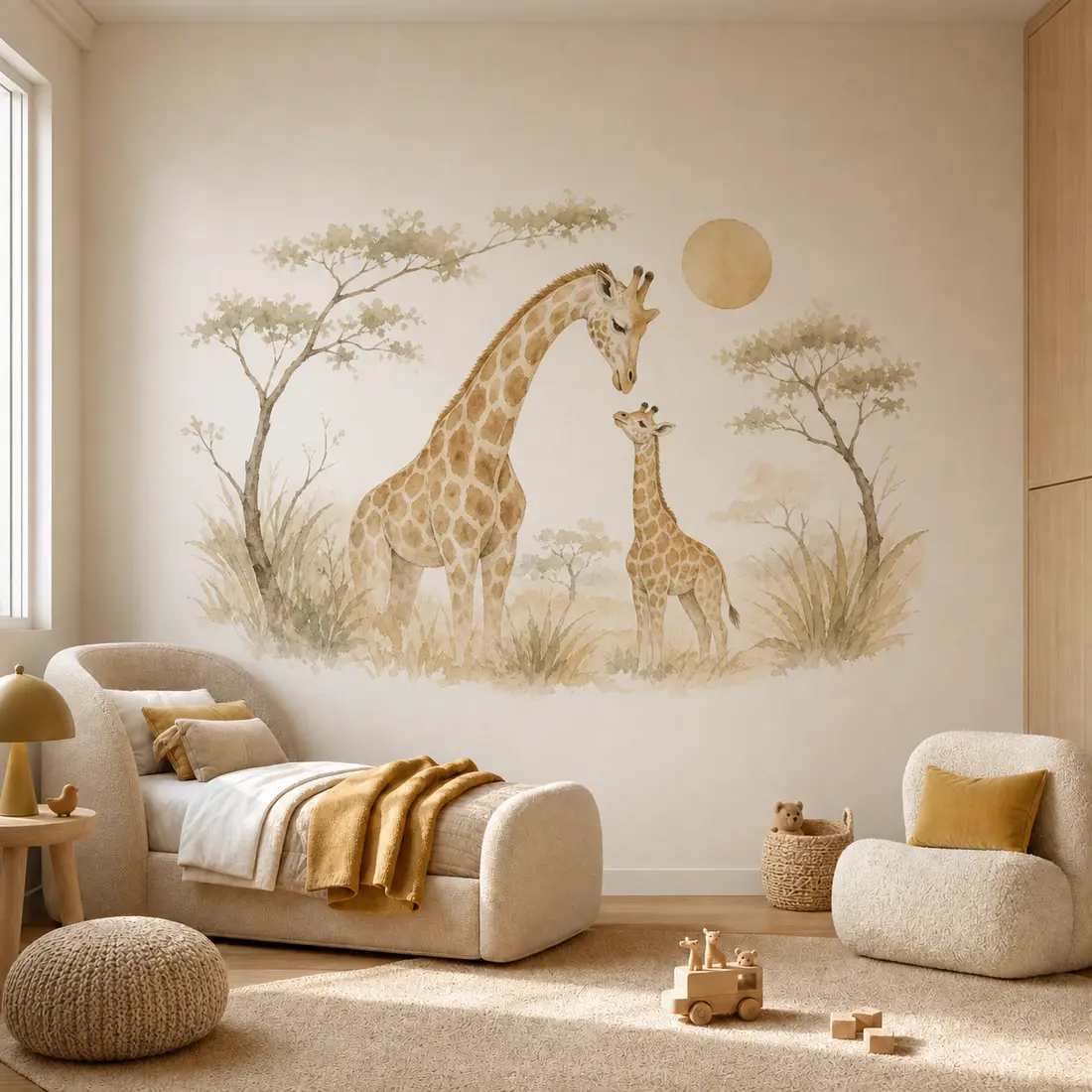 Kids' room wall print — look 39, after