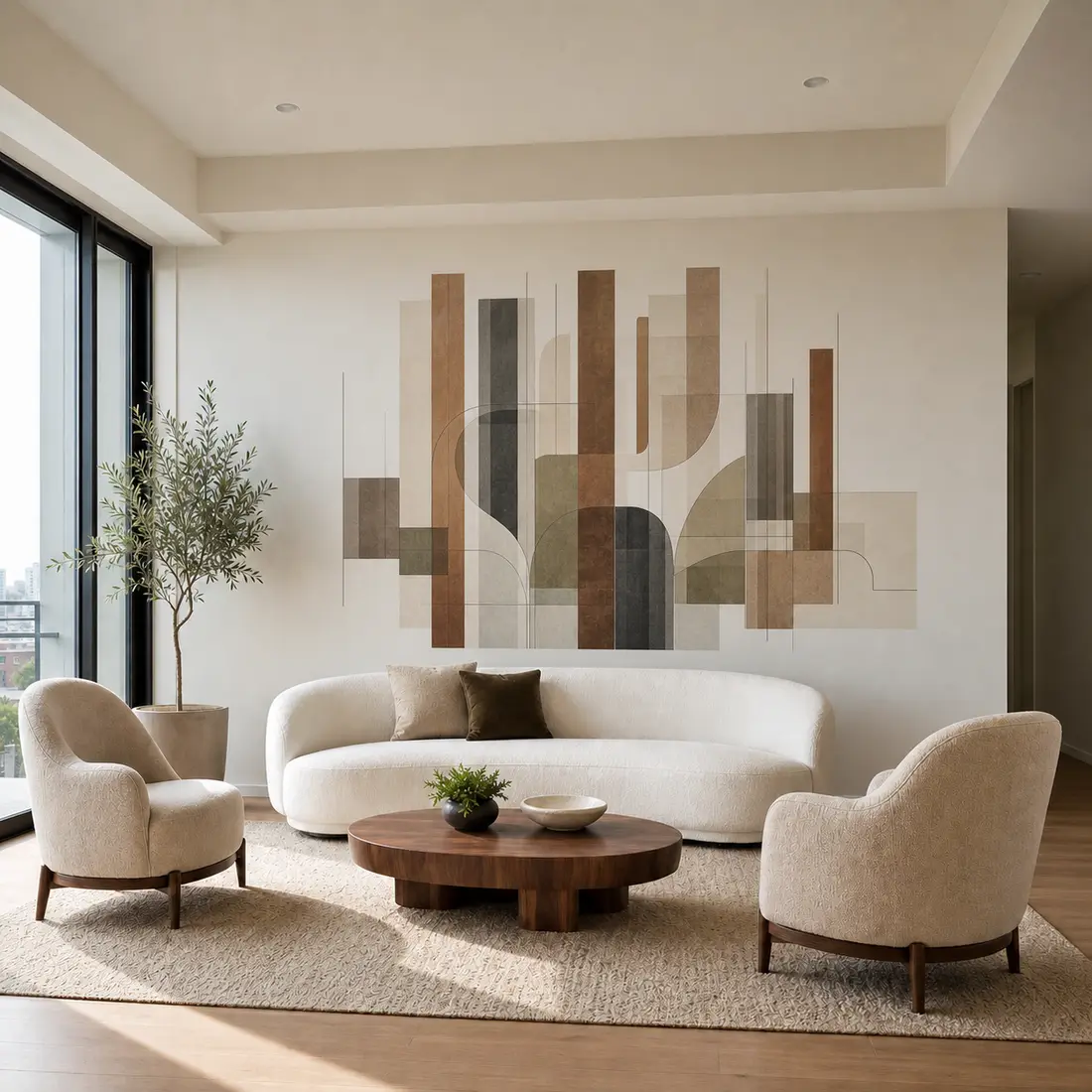 Living room wall print — look 13, after