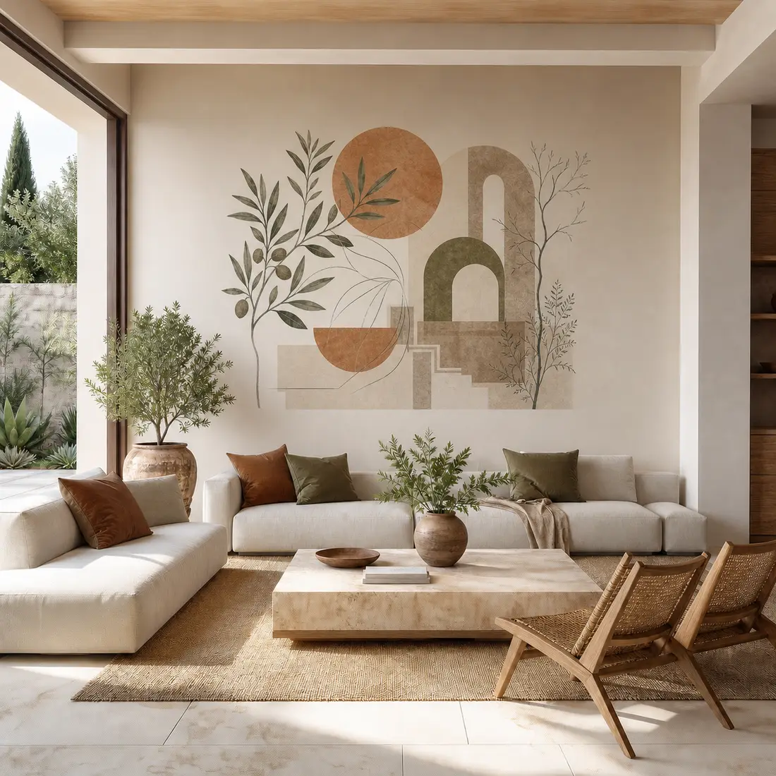 Living room wall print — look 14, after