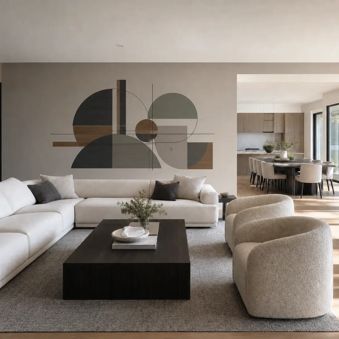 Living room wall print — look 15, after