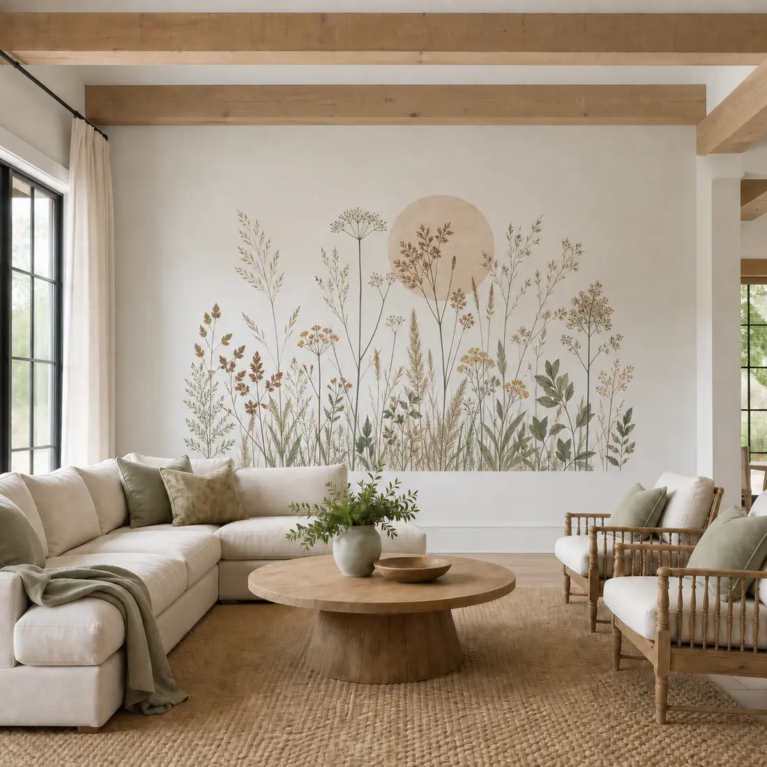 Living room wall print — look 18, after