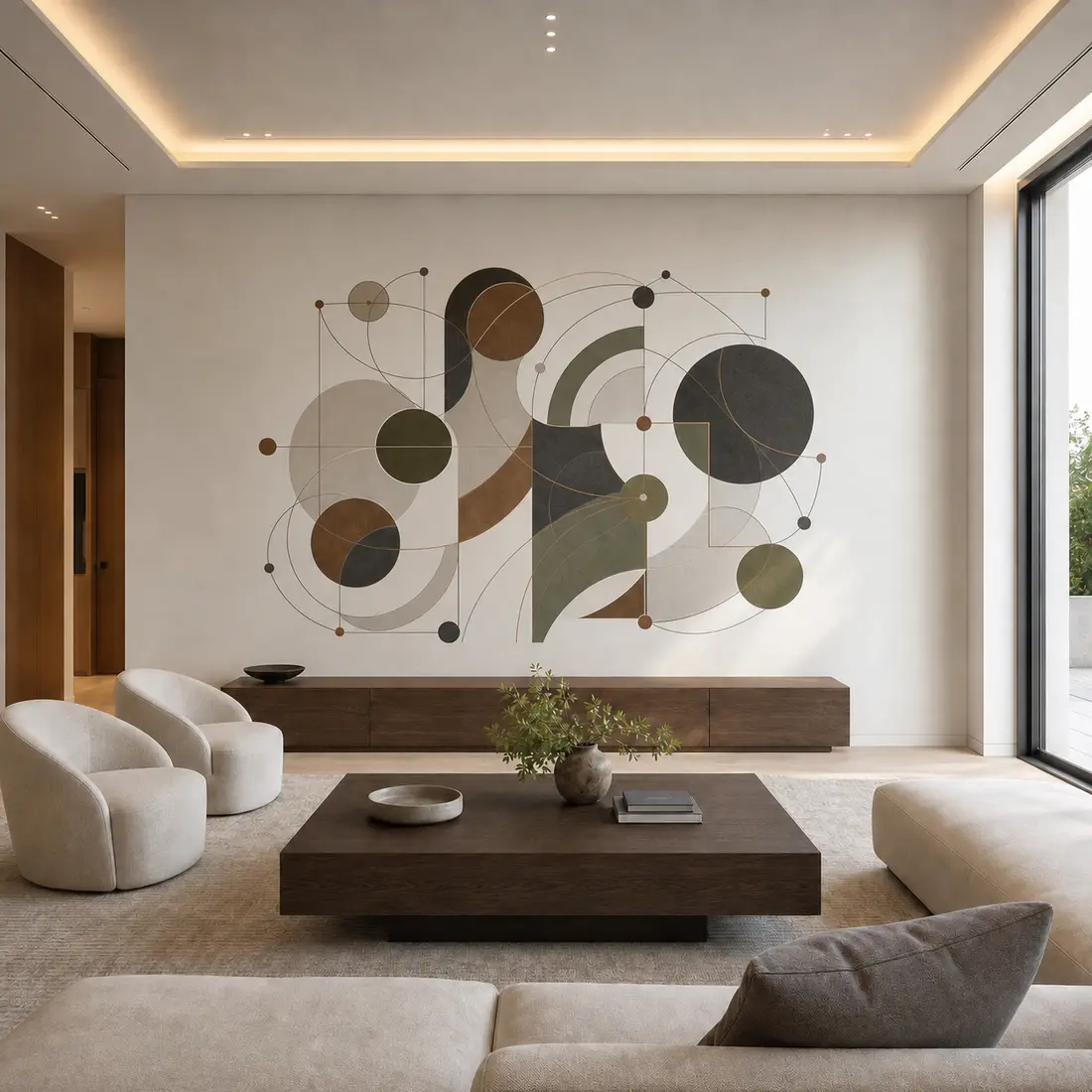 Living room wall print — look 23, after