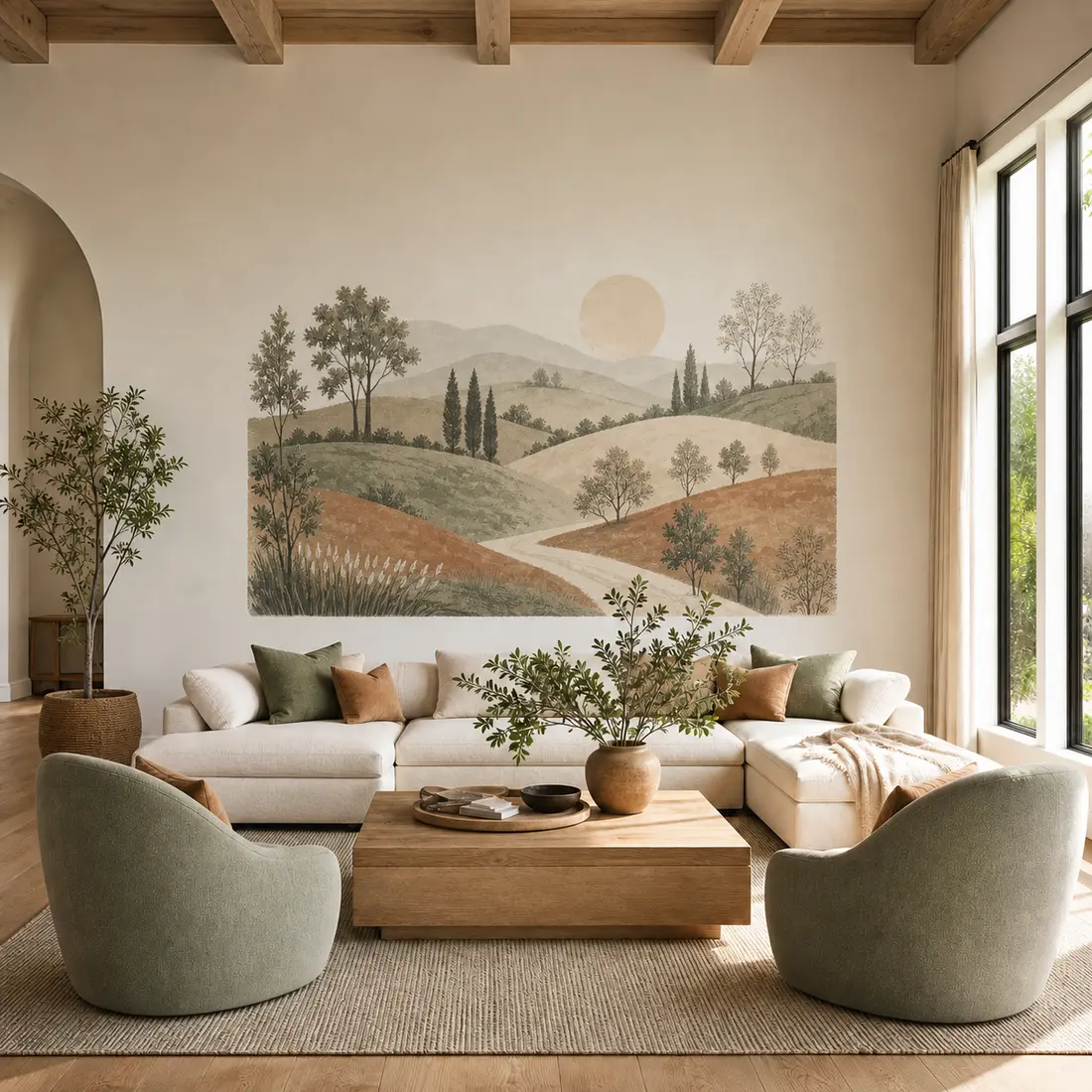 Living room wall print — look 26, after