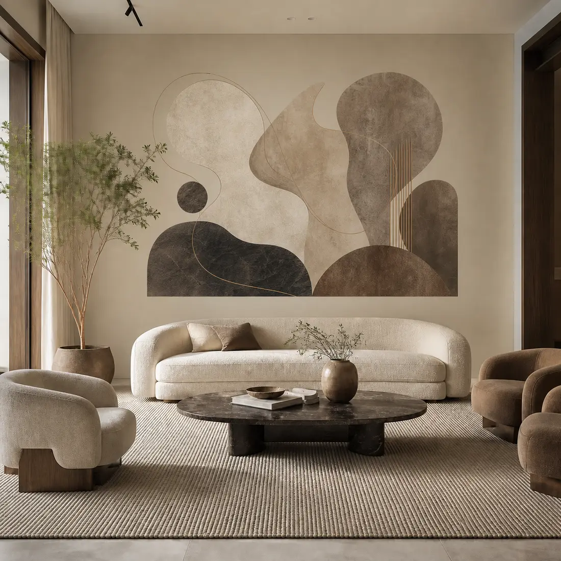 Living room wall print — look 30, after