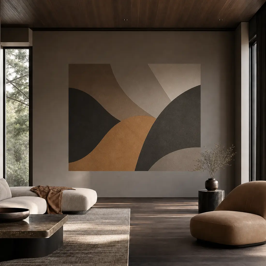 Living room wall print — look 31, after