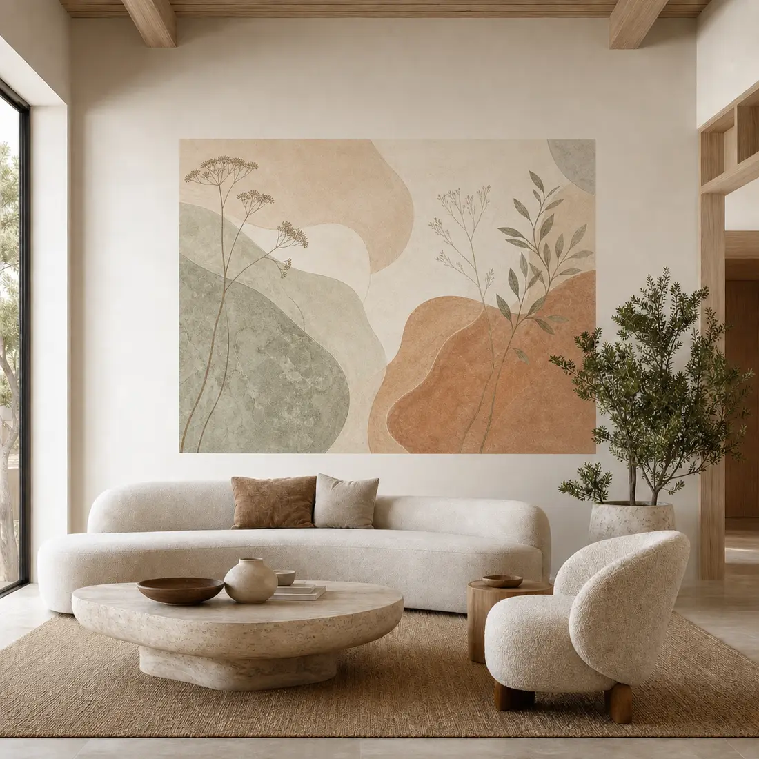 Living room wall print — look 33, after