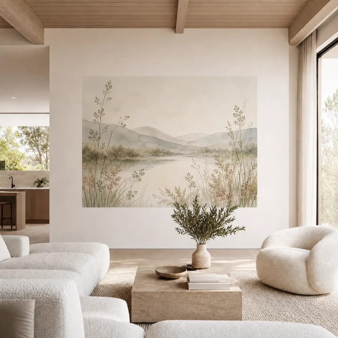 Living room wall print — look 39, after