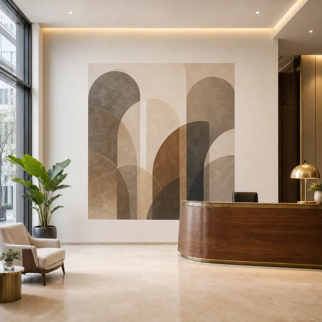 Office wall print — look 1, after