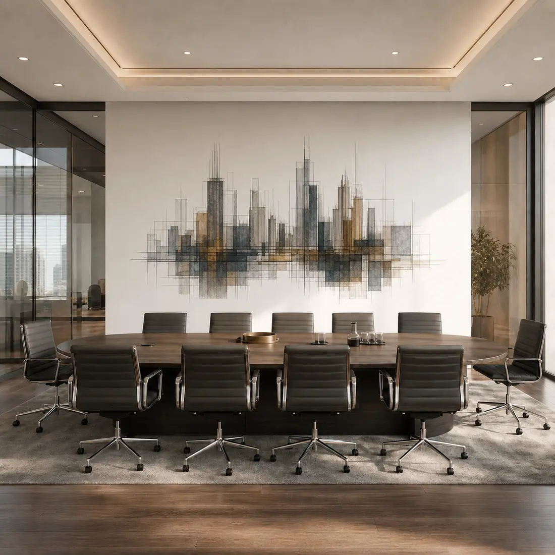 Office wall print — look 3, after