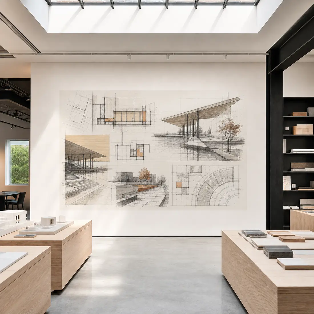 Office wall print — look 9, after
