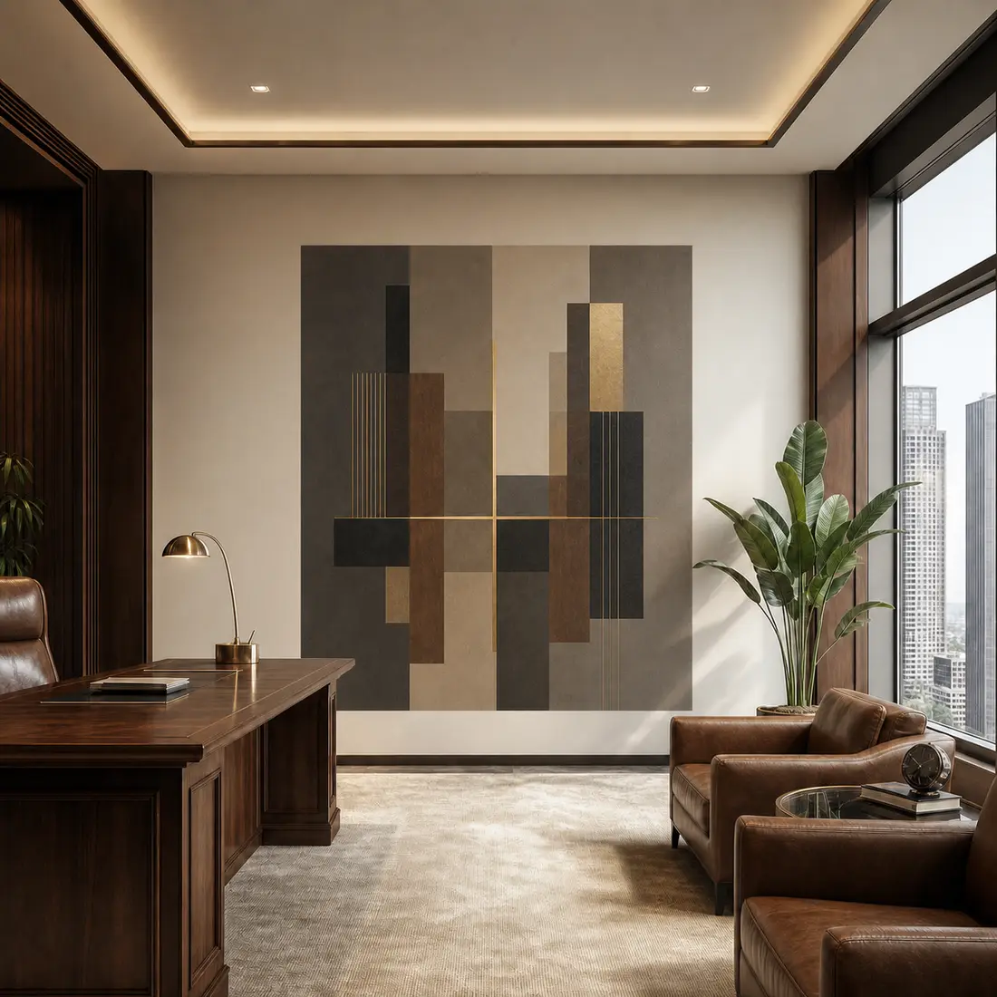 Office wall print — look 10, after