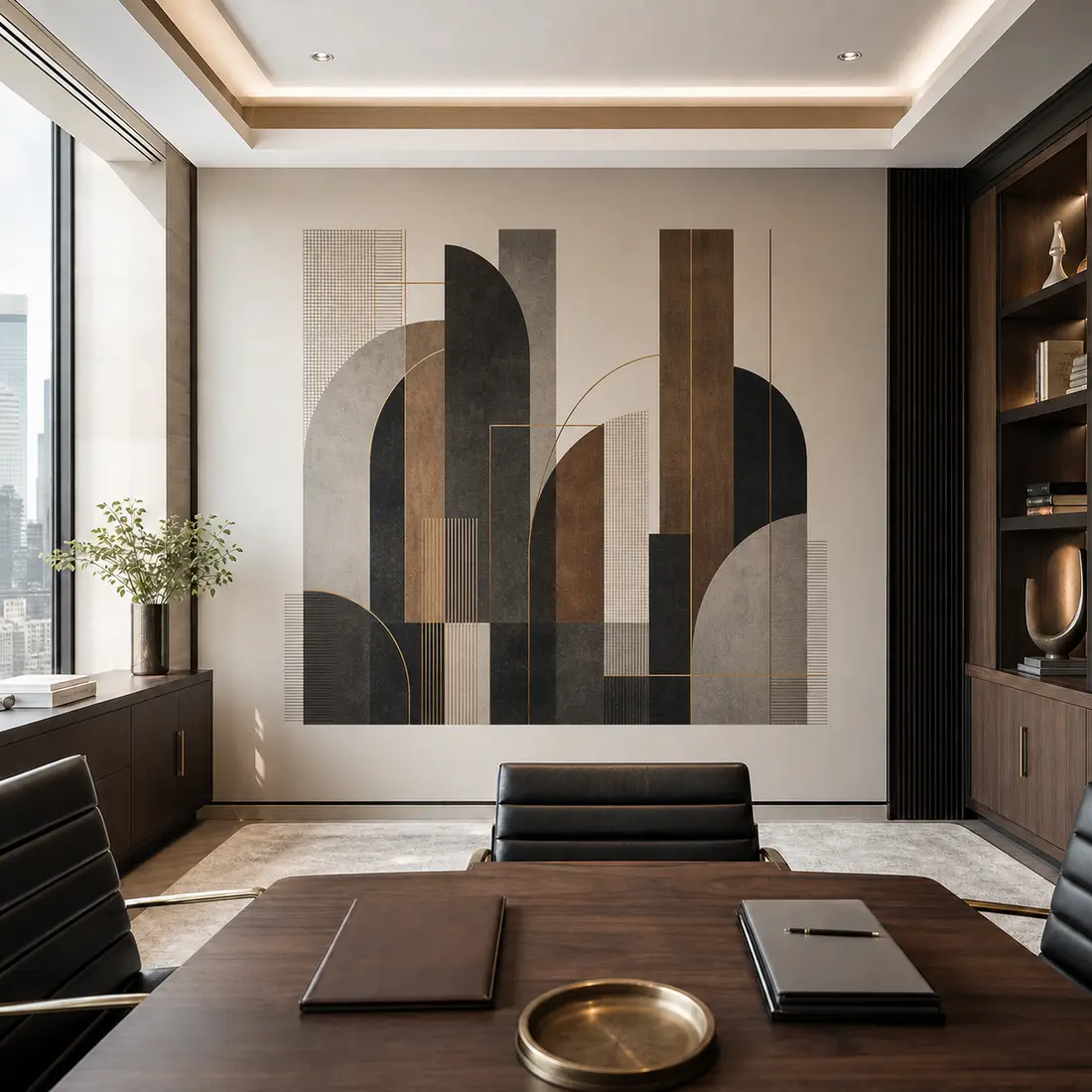 Office wall print — look 11, after