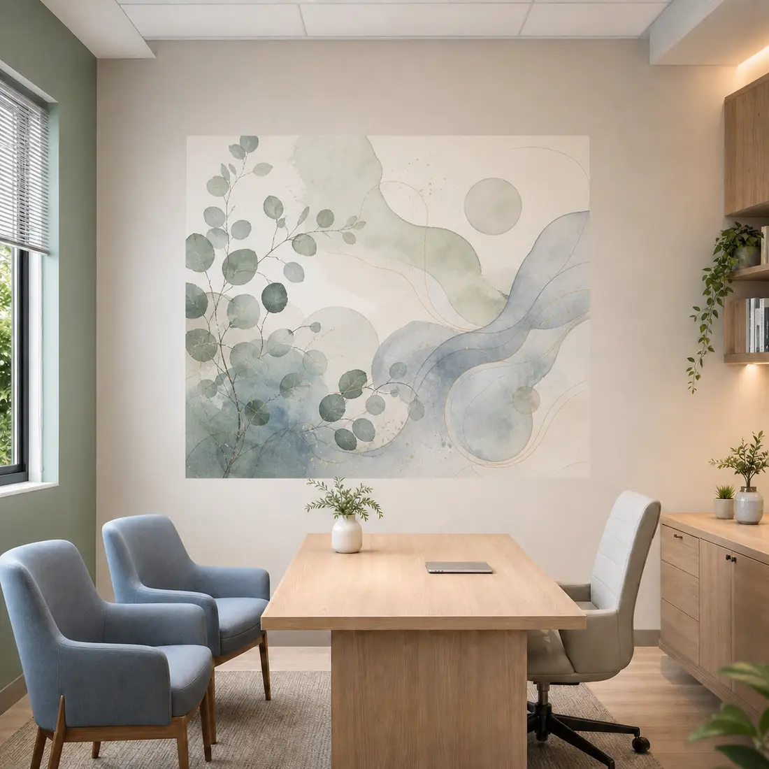 Office wall print — look 12, after