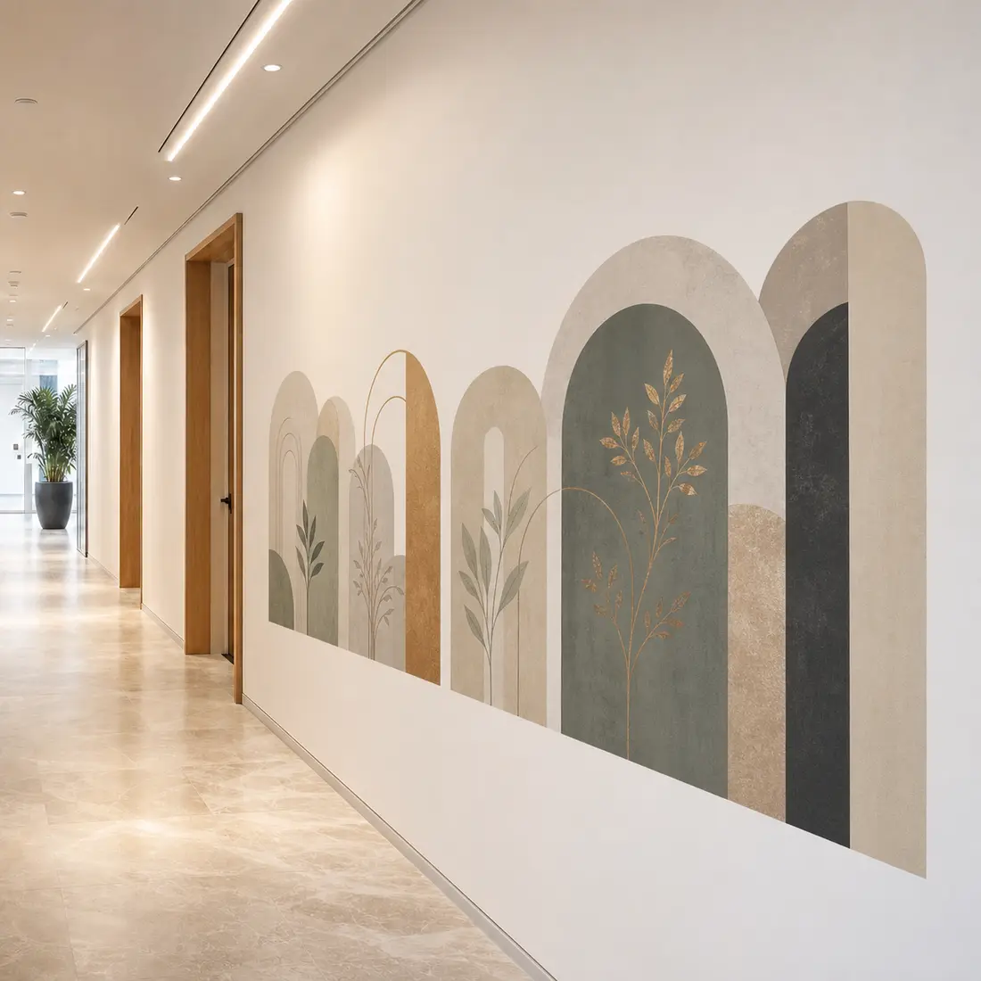 Office wall print — look 15, after
