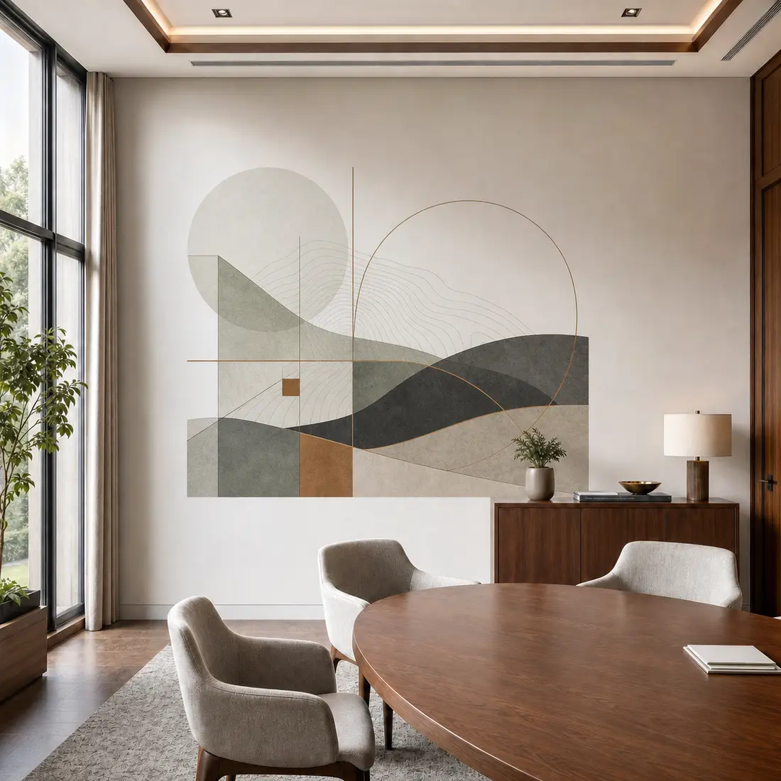 Office wall print — look 25, after