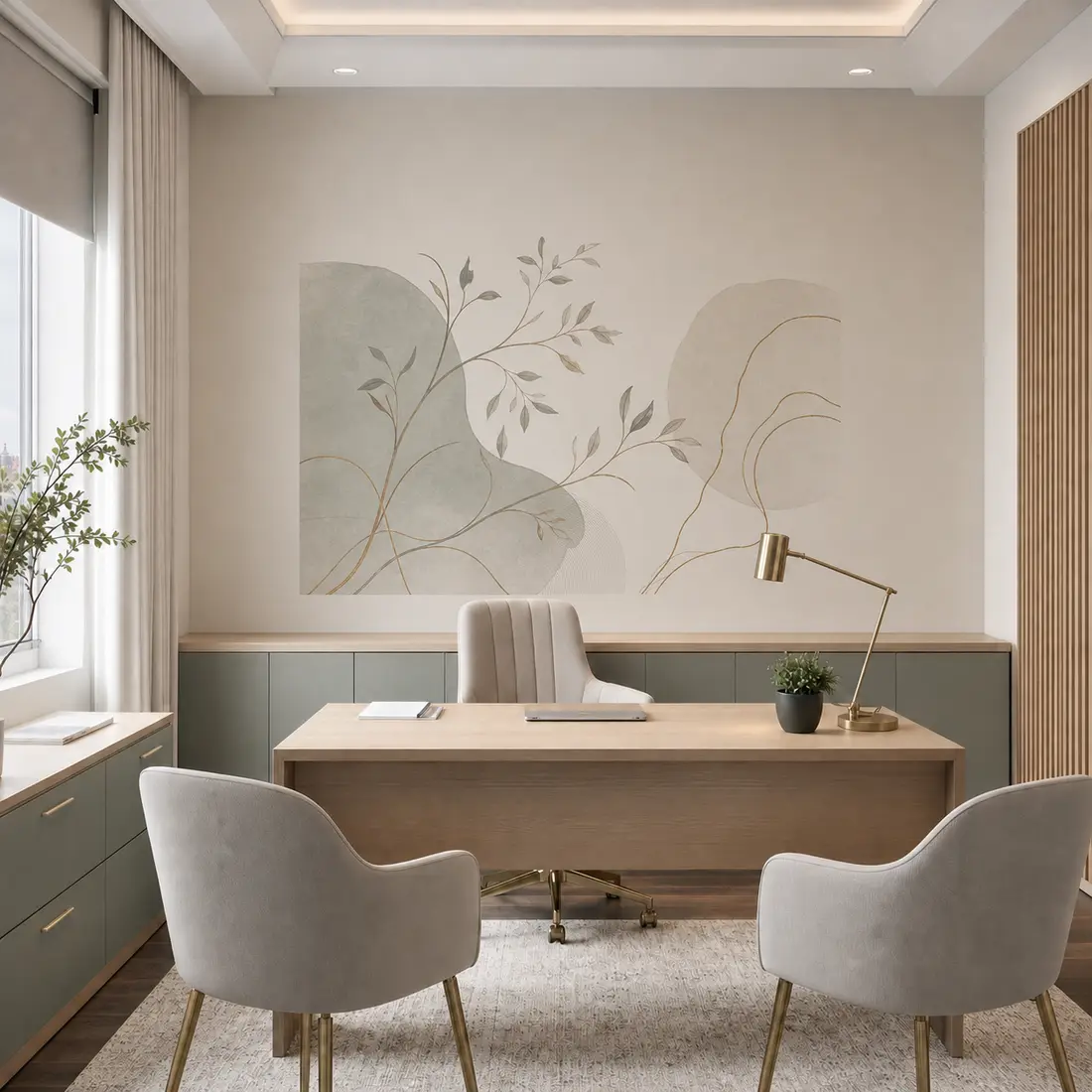 Office wall print — look 27, after