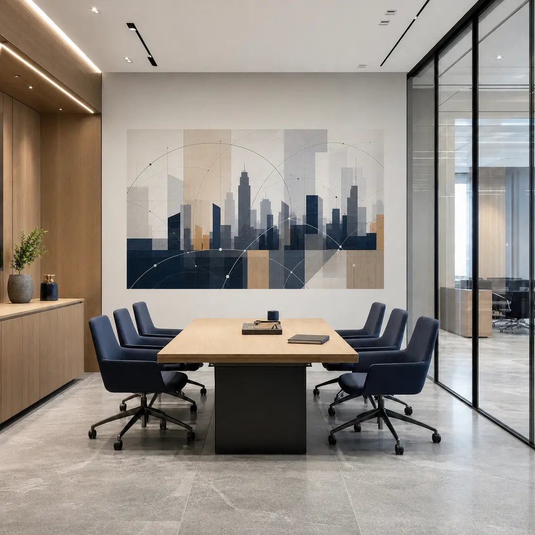 Office wall print — look 28, after