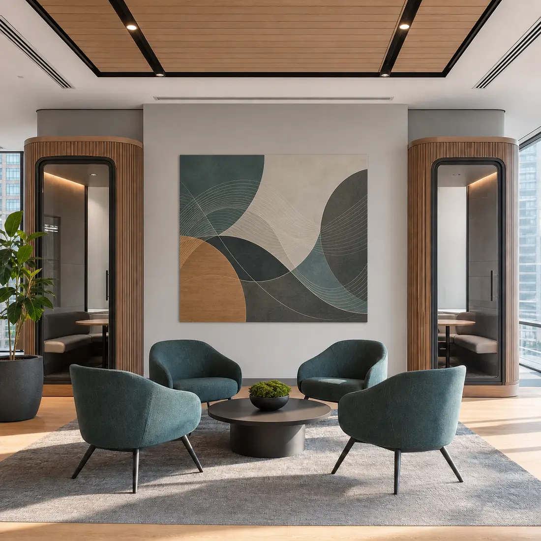 Office wall print — look 32, after