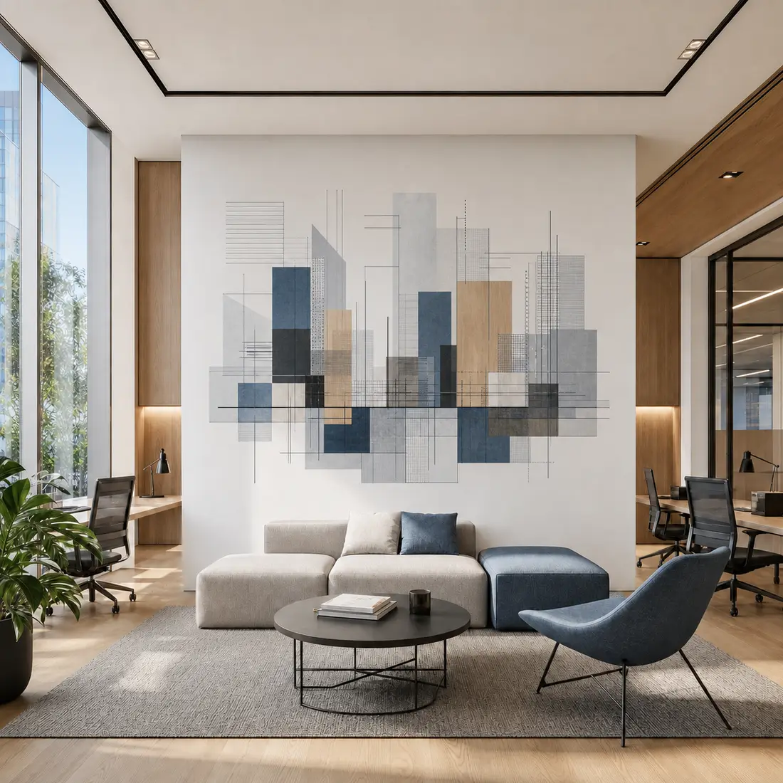 Office wall print — look 34, after