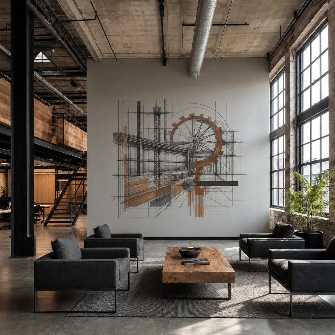 Office wall print — look 39, after