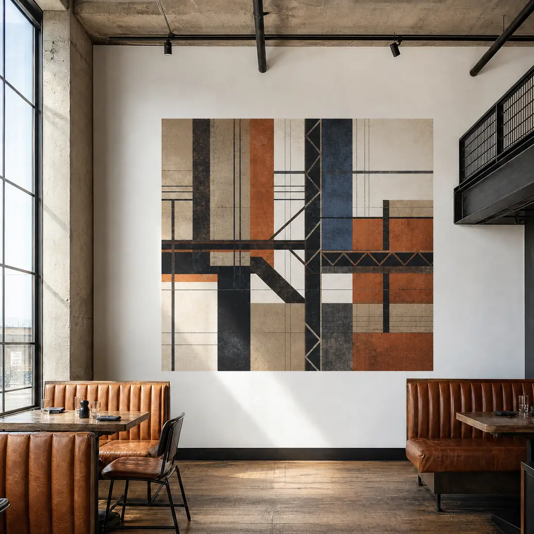 Restaurant wall print — look 11, after