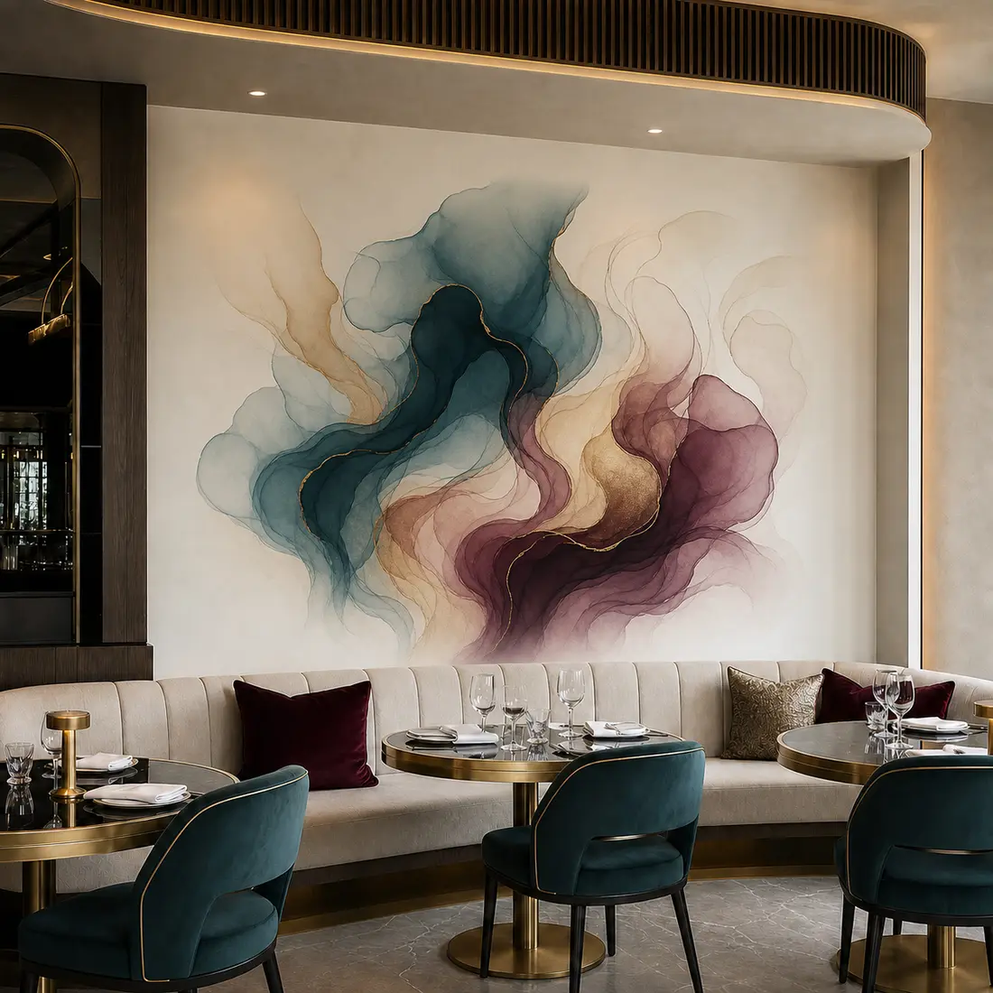 Restaurant wall print — look 13, after