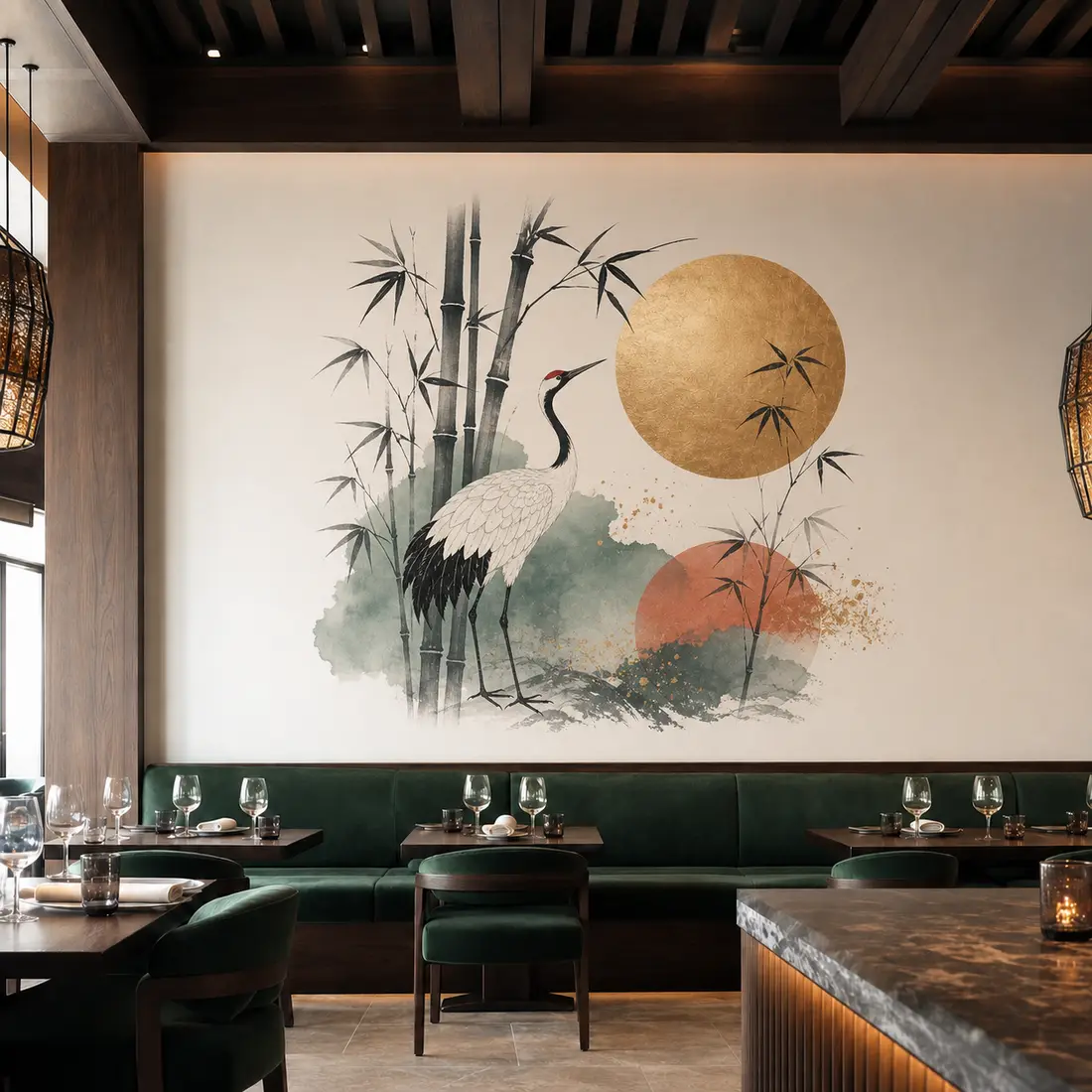 Restaurant wall print — look 19, after