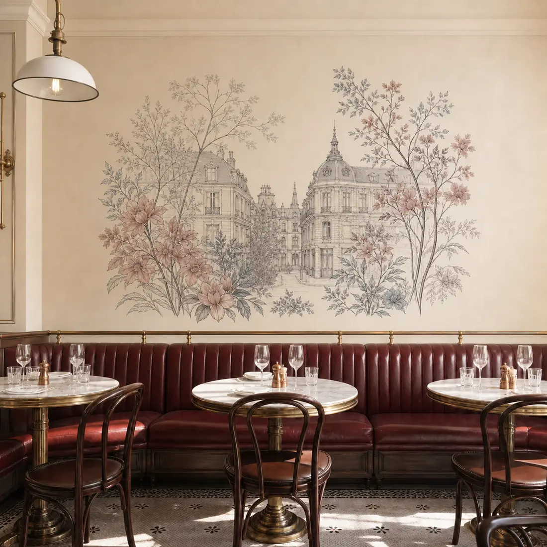 Restaurant wall print — look 20, after