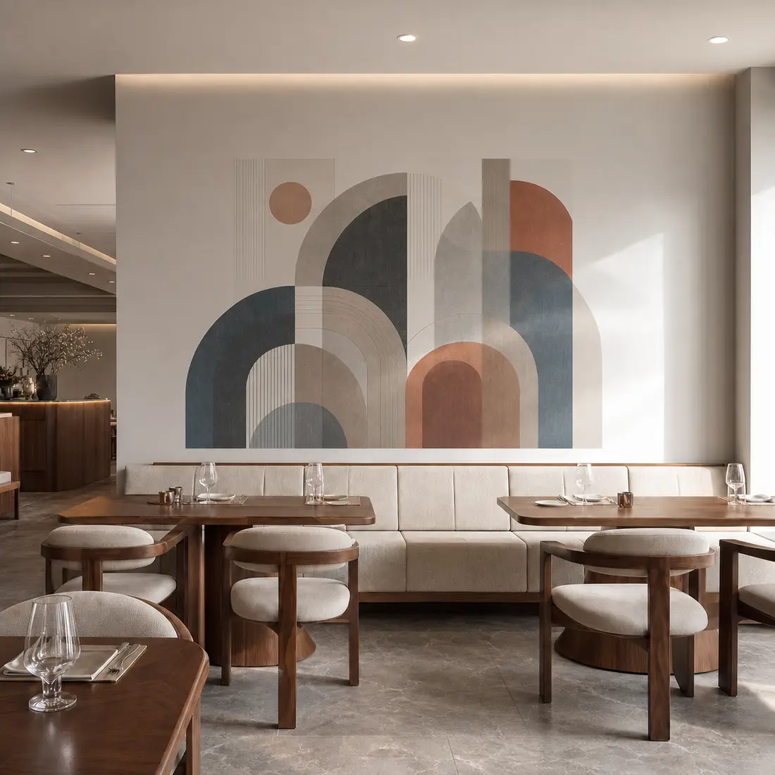 Restaurant wall print — look 21, after