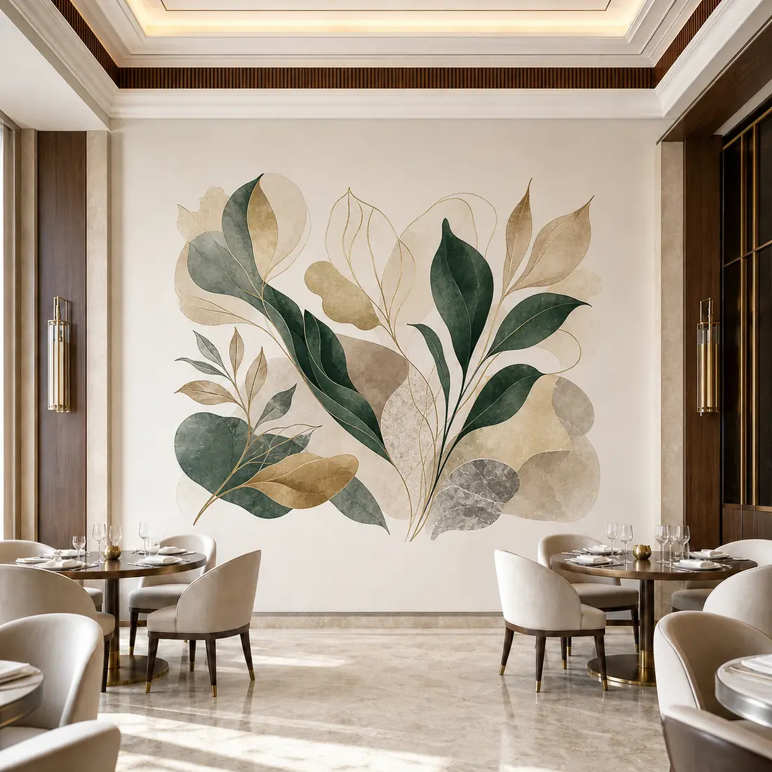 Restaurant wall print — look 23, after