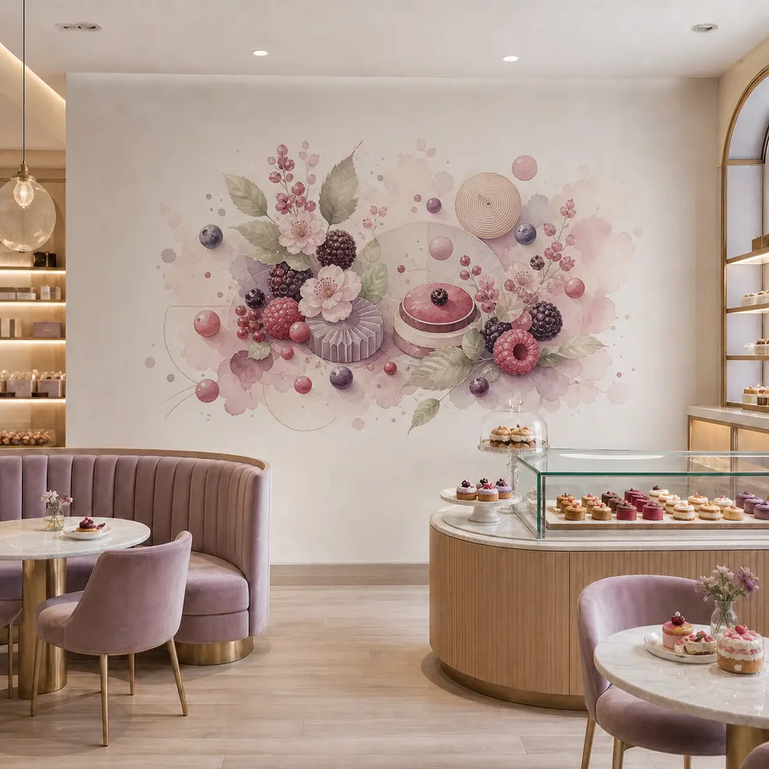 Restaurant wall print — look 25, after