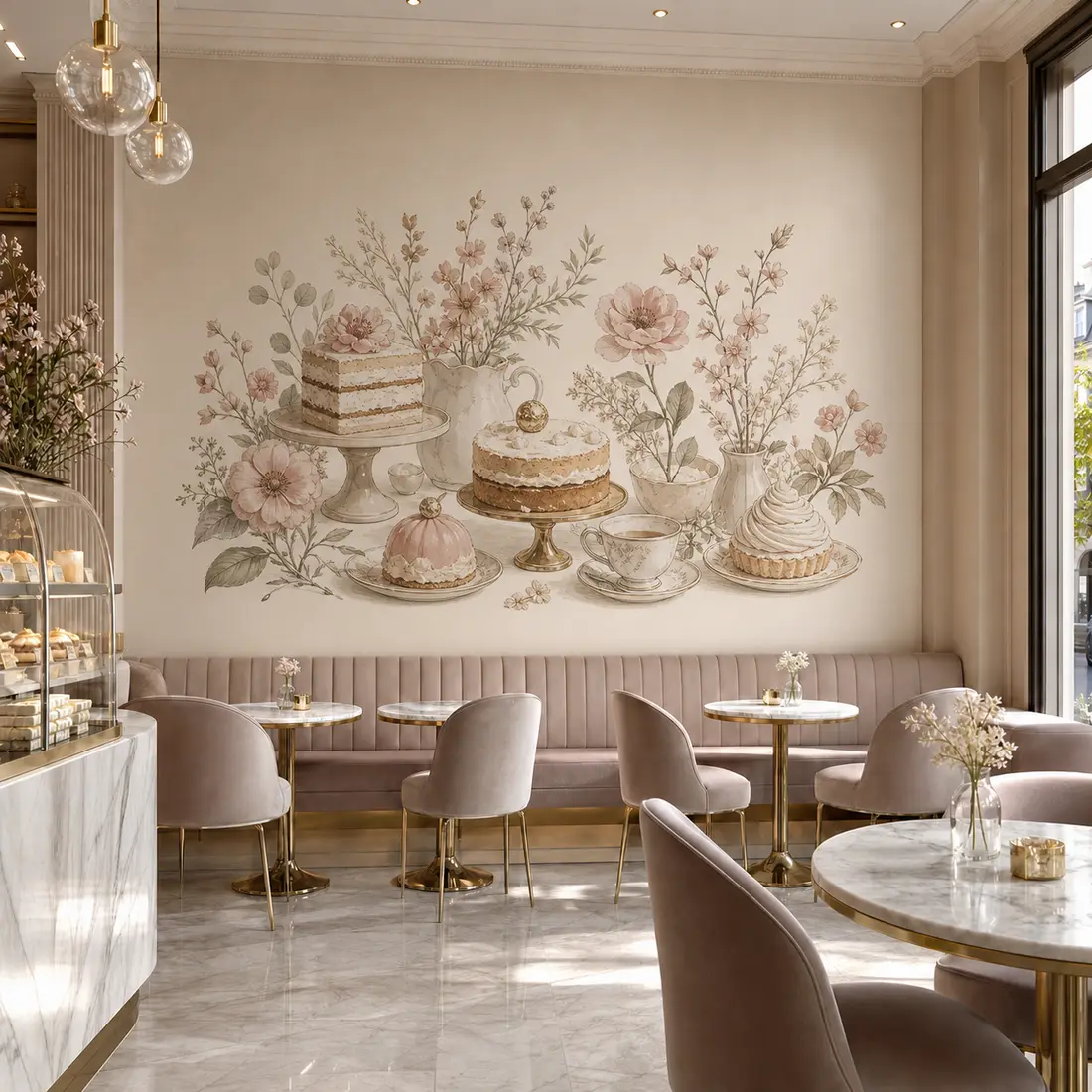Restaurant wall print — look 26, after