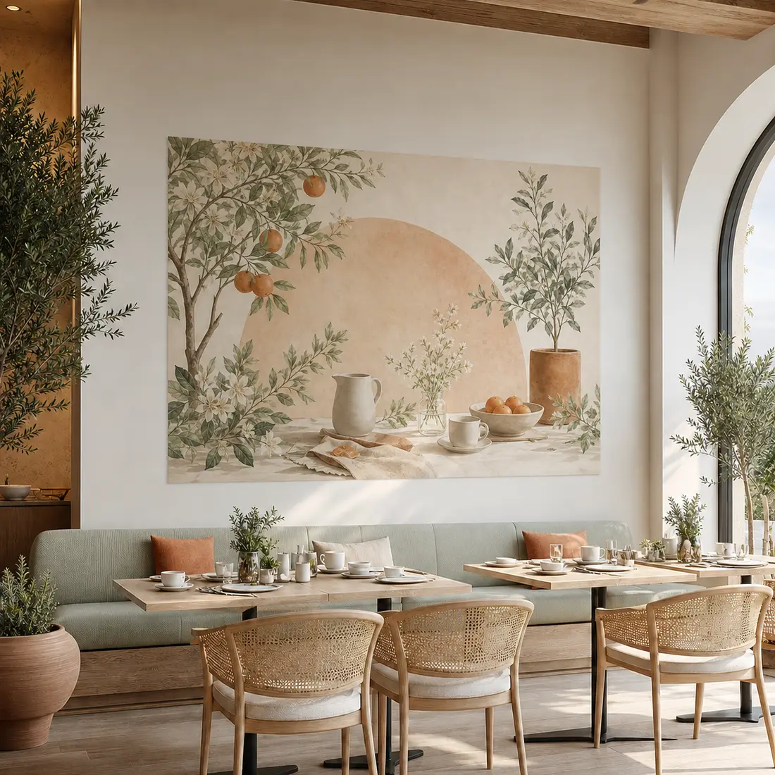 Restaurant wall print — look 27, after