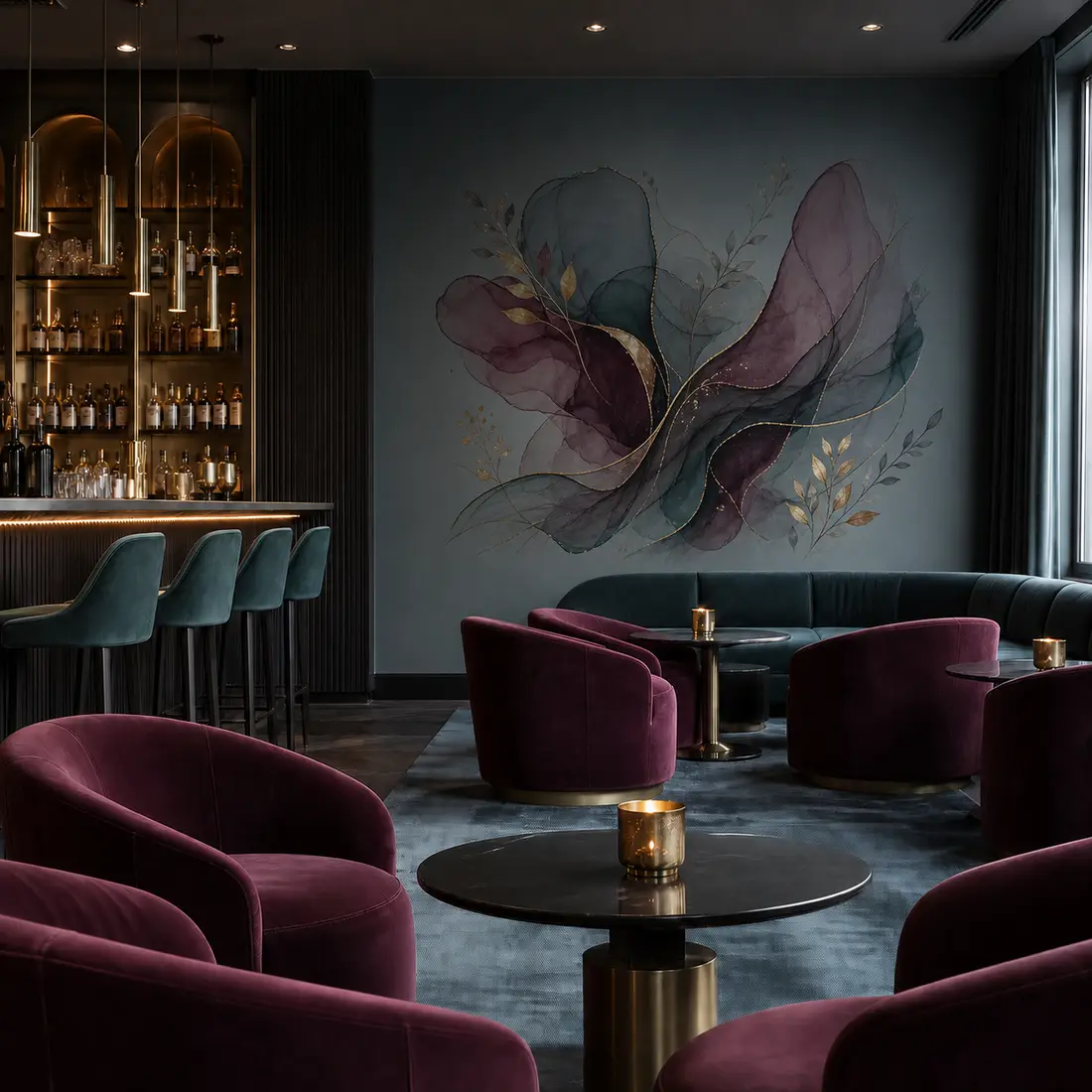 Restaurant wall print — look 29, after
