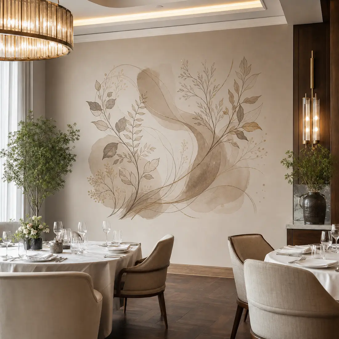 Restaurant wall print — look 32, after